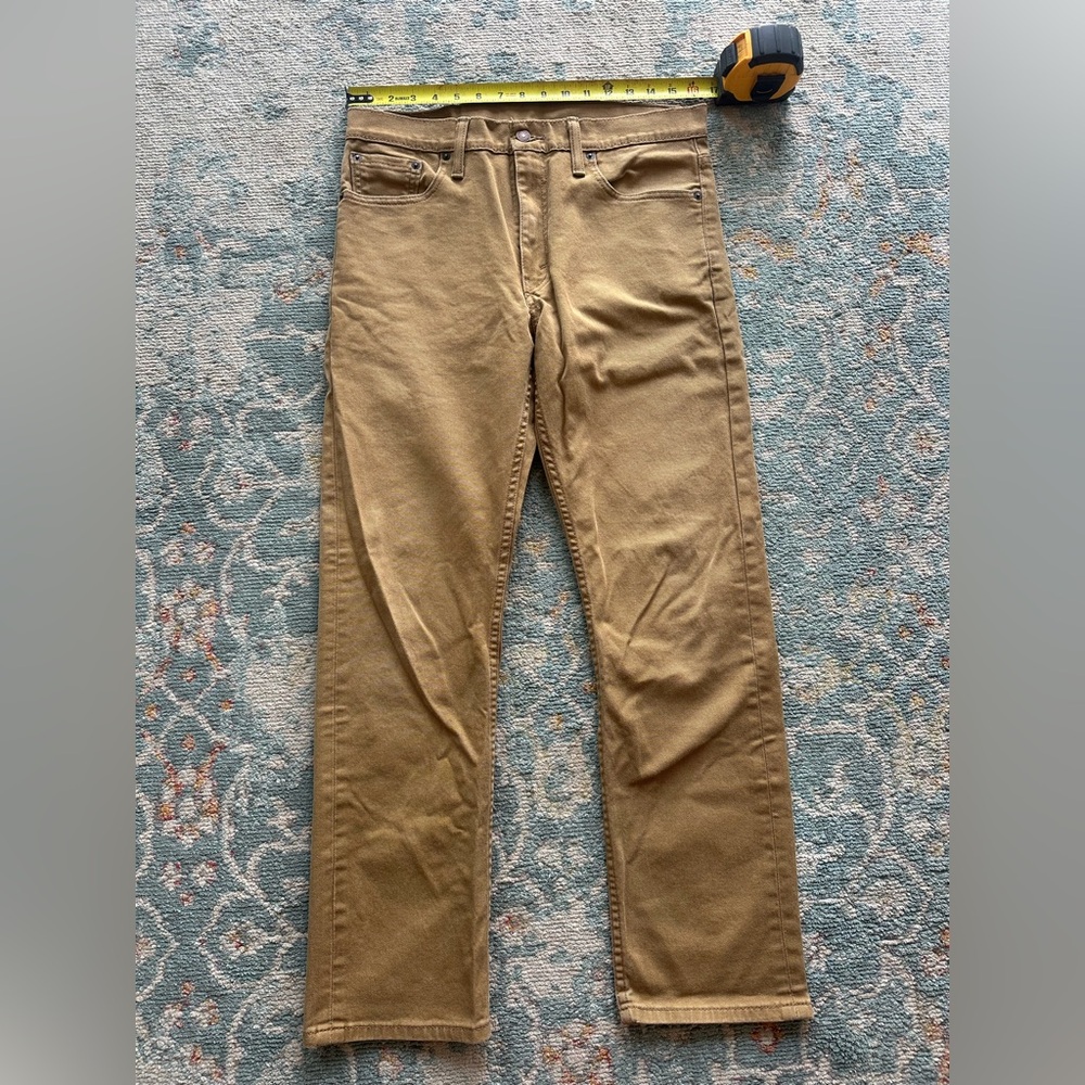 Men's Skinny Jeans in Tan - Picture 4 of 8